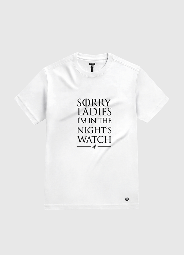 Sorry Ladies  White Gold T-Shirt