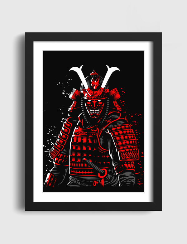 Samurai red Artframe