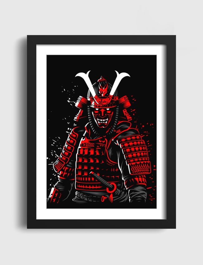 Samurai red - Artframe