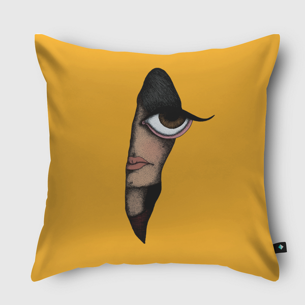 yellow backgroung2 Throw Pillow