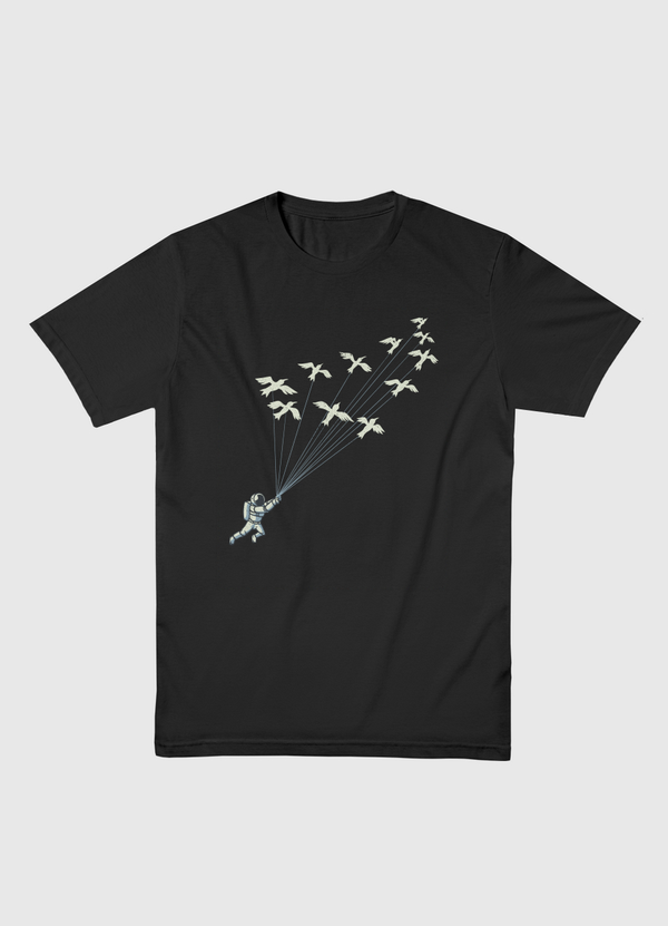 Astronaut Prince Flying Men Basic T-Shirt