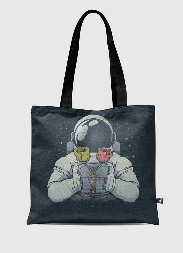 Science Astronaut DNA Tote Bag