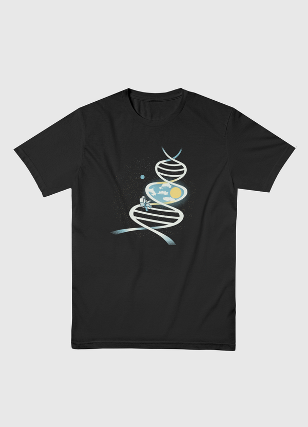DNA Astronaut Science Men Basic T-Shirt