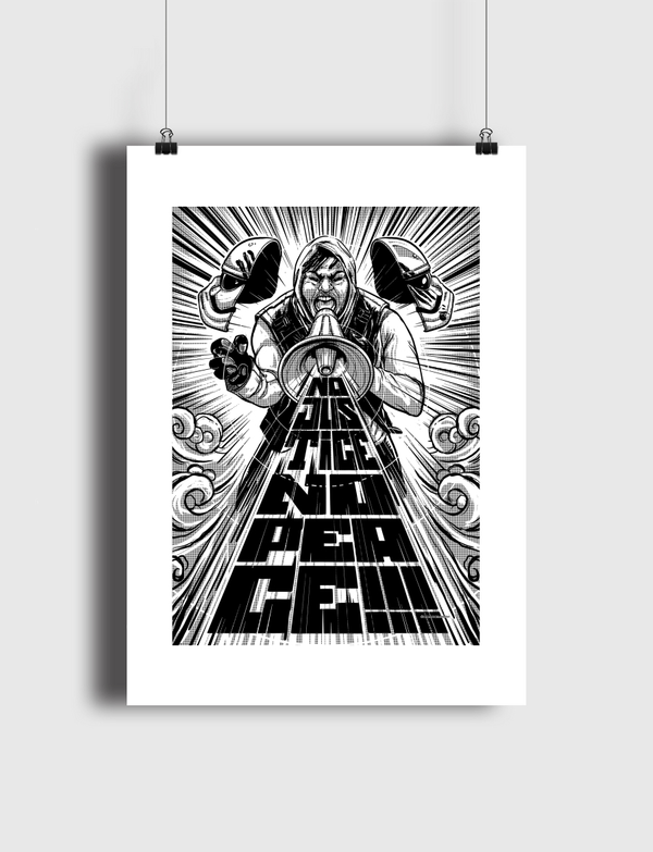 No justice, no peace Poster