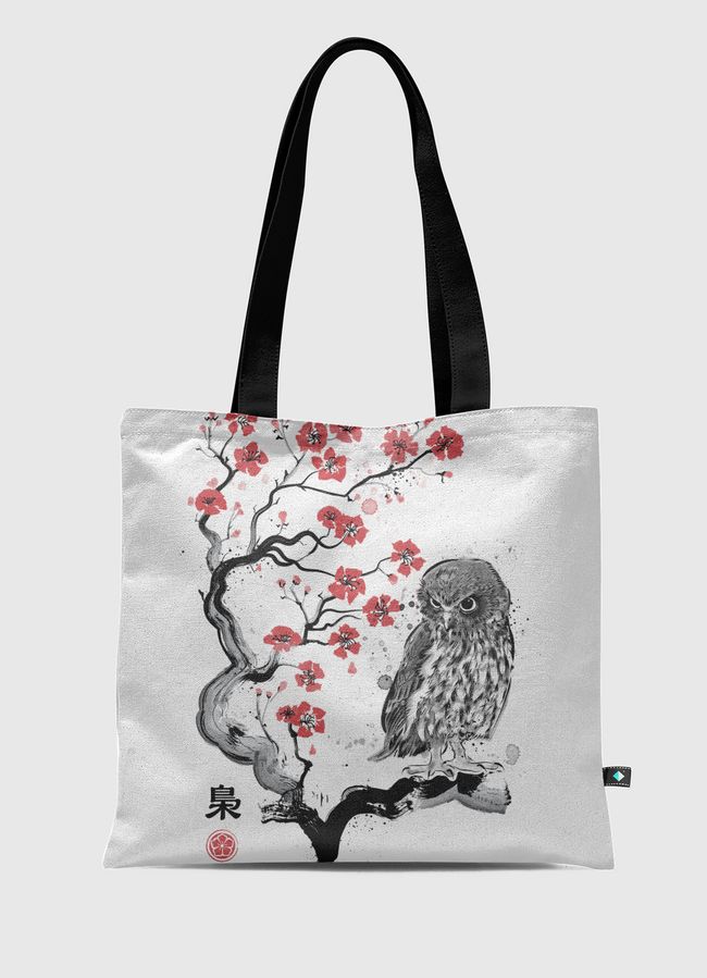 Fukuro sumi-e - Tote Bag