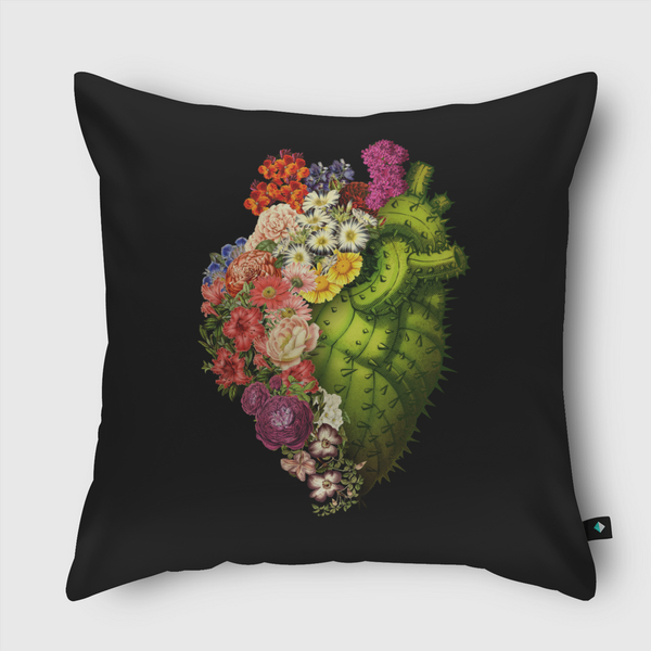 Healing Heart Throw Pillow