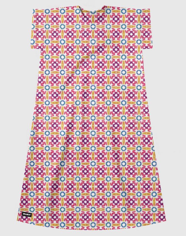 Flower Garden - Short Sleeve Dress