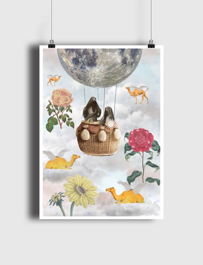 Flying Camels - Poster