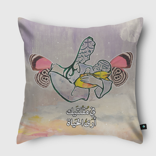 المولود Throw Pillow