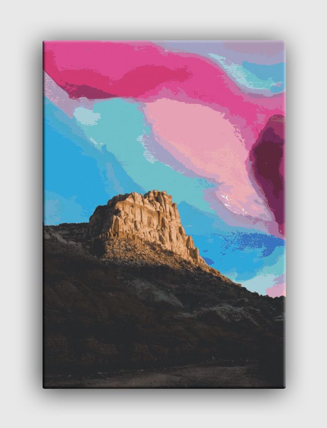 Rainbow Mountain - Canvas