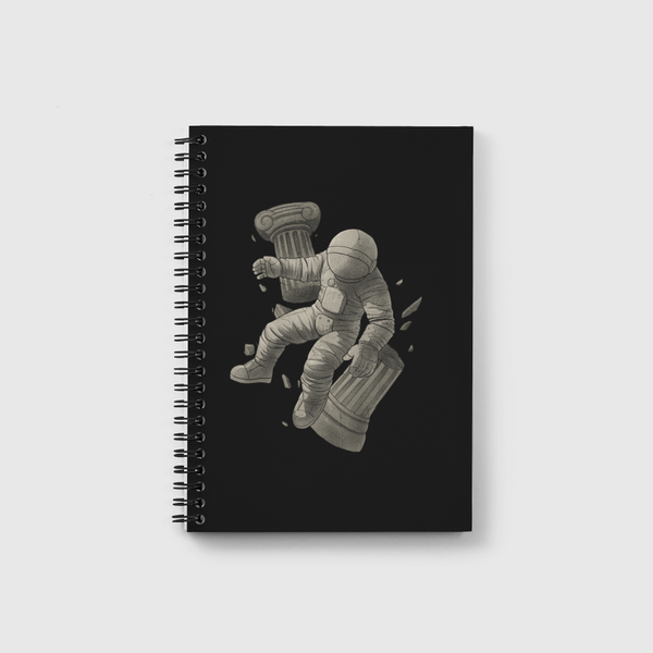 Greek Marble Astronaut Notebook