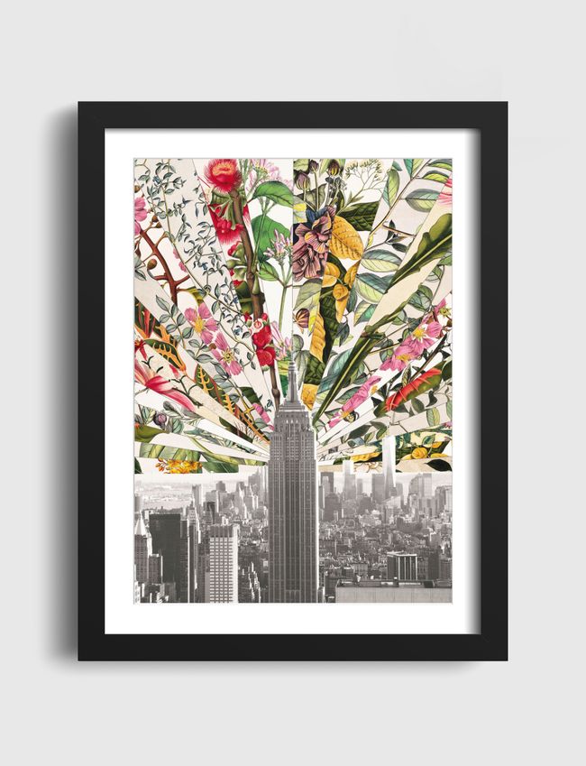 Vintage Blooming New York - Artframe