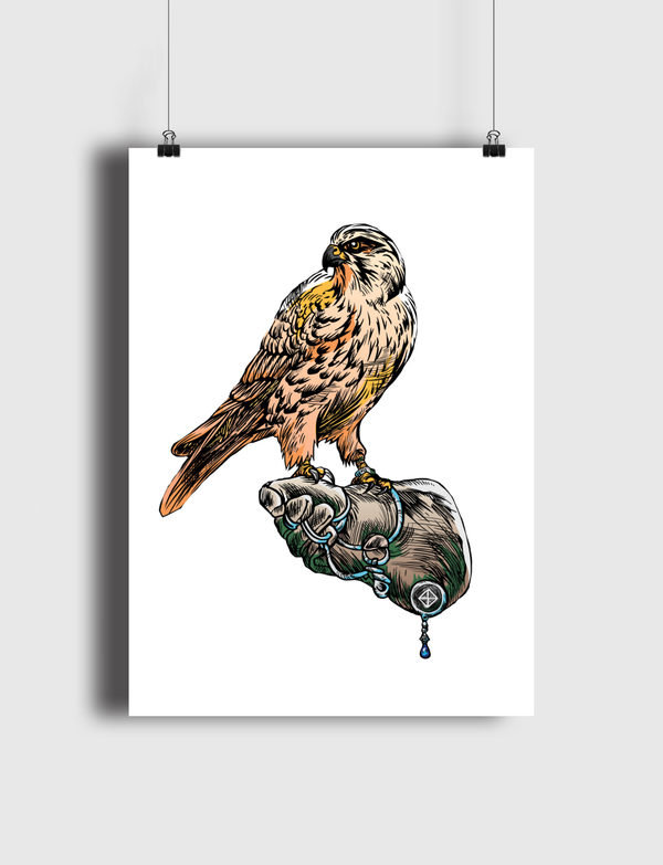Arabian Falcon Poster