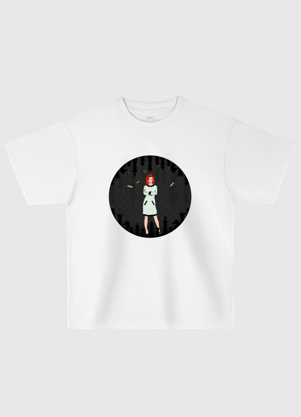 The Queen's Gambit Chess Oversized T-Shirt