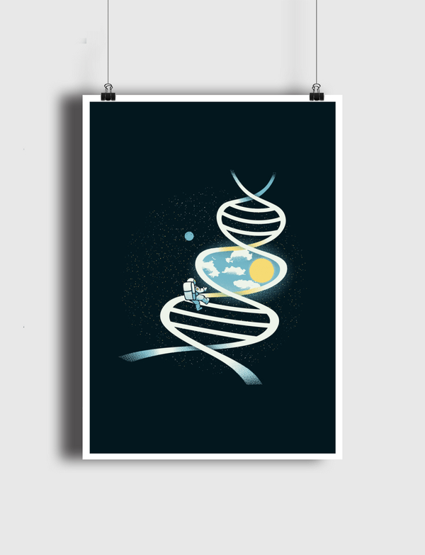 DNA Astronaut Science Poster