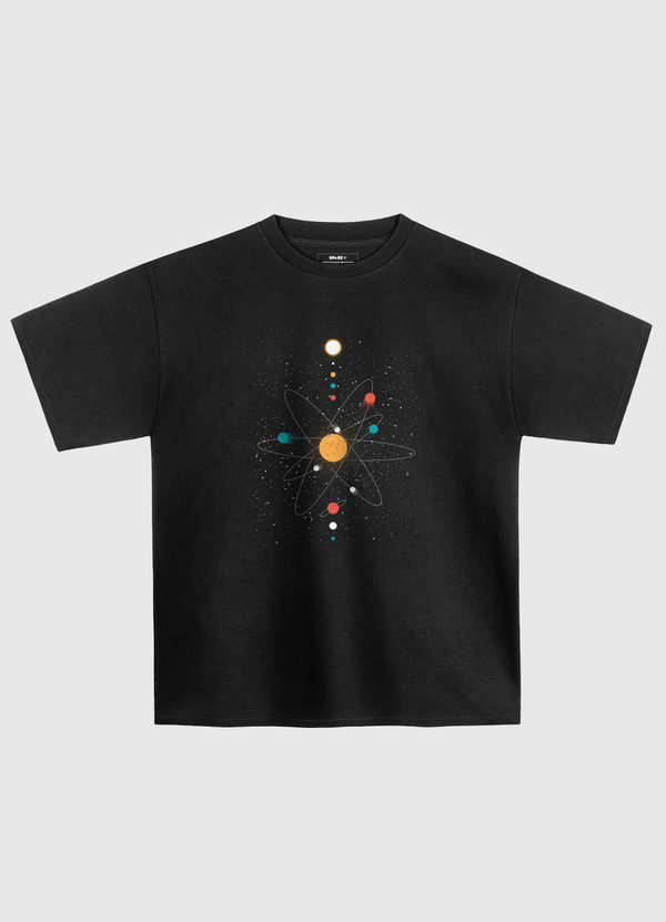 Atom Universe Minimalist Oversized T-Shirt