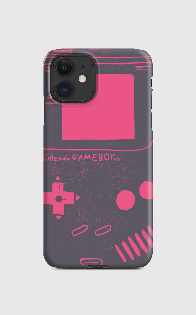 Game Boy Blockprint Pink - Regular Case