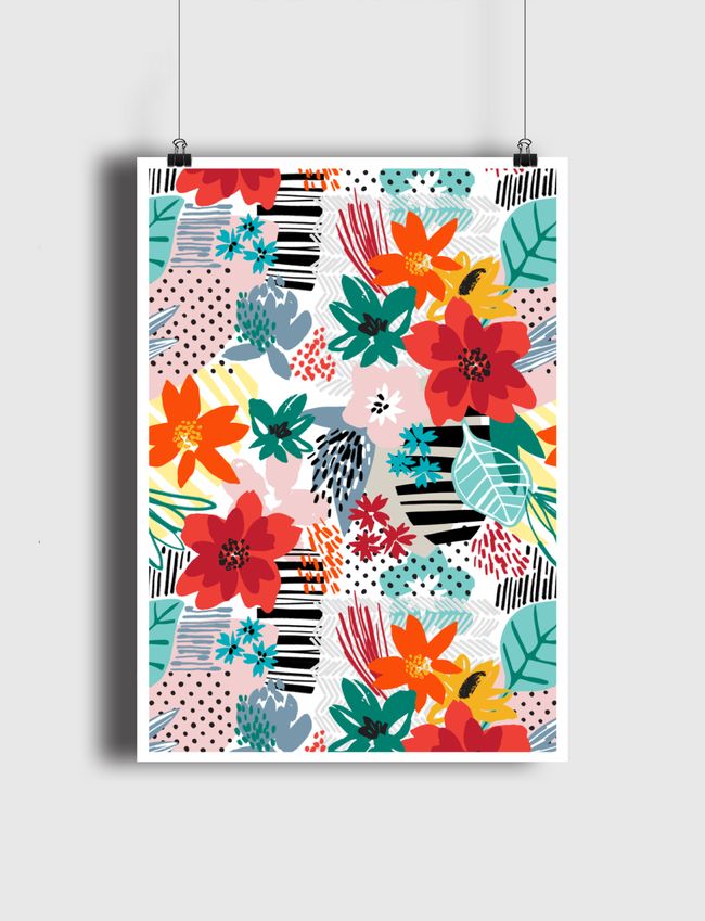 Floral Clash - Poster