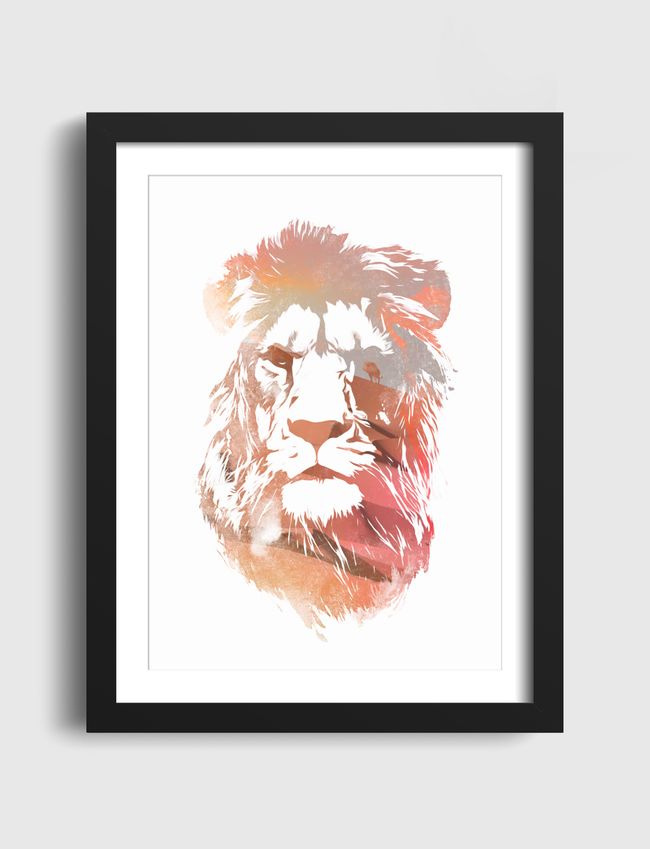 Desert lion - Artframe