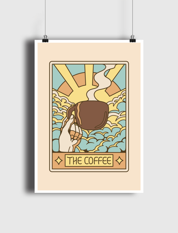 The Coffee Tarot Card Poster