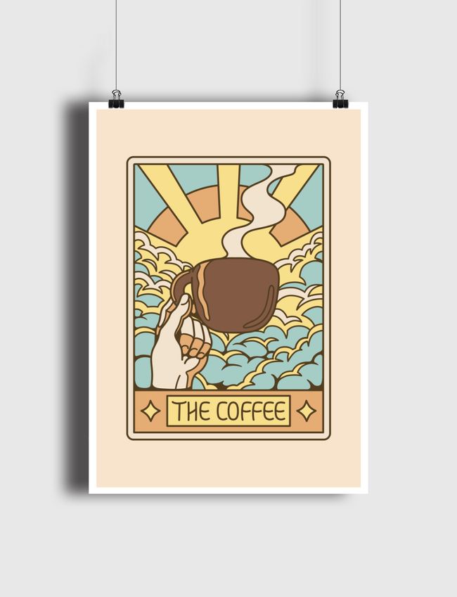 The Coffee Tarot Card - Poster