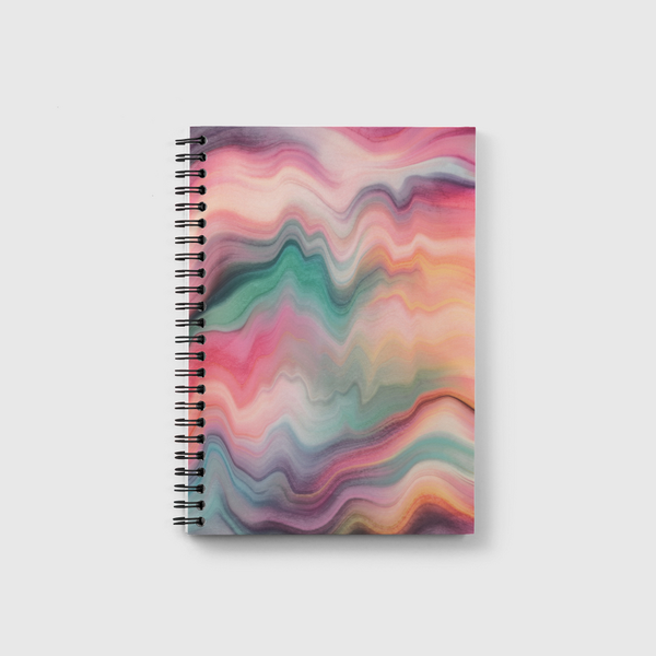 Rainbow Marble Notebook