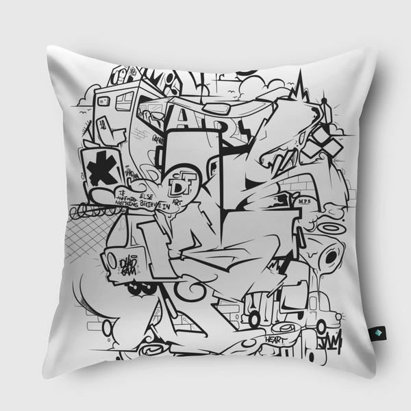 Street jam Throw Pillow