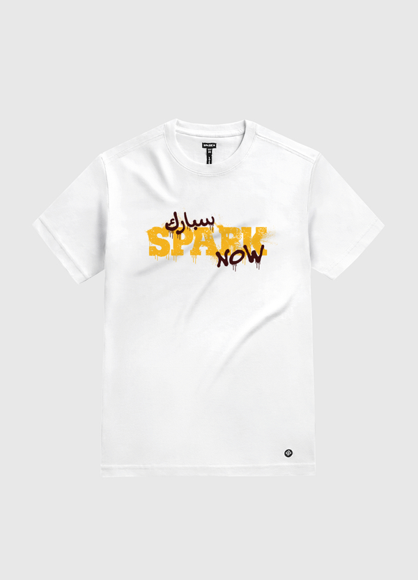 Spark Now White Gold T-Shirt