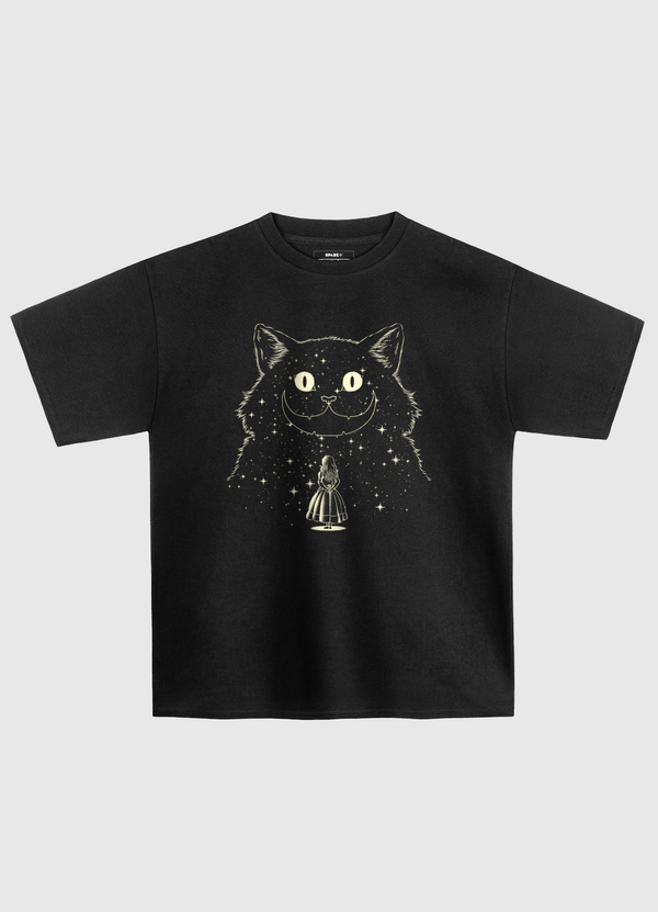 Alice Star Night Cat Oversized T-Shirt