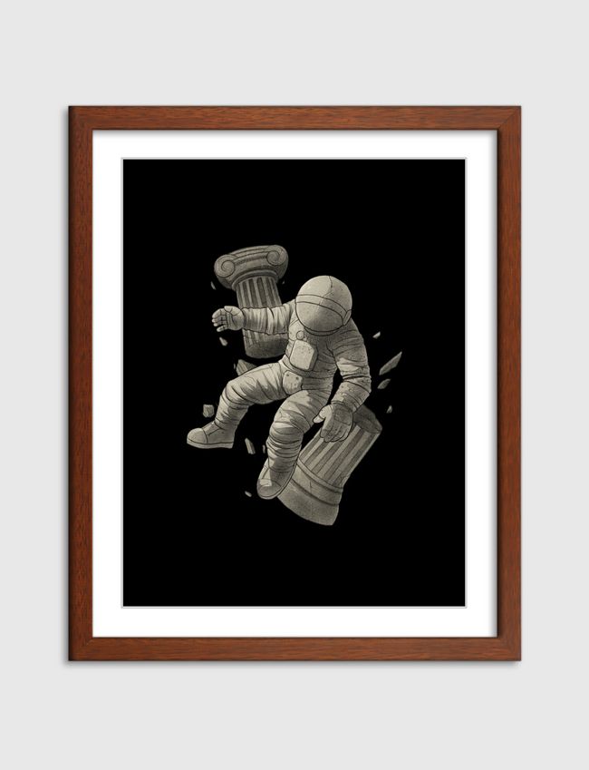 Greek Marble Astronaut - Artframe