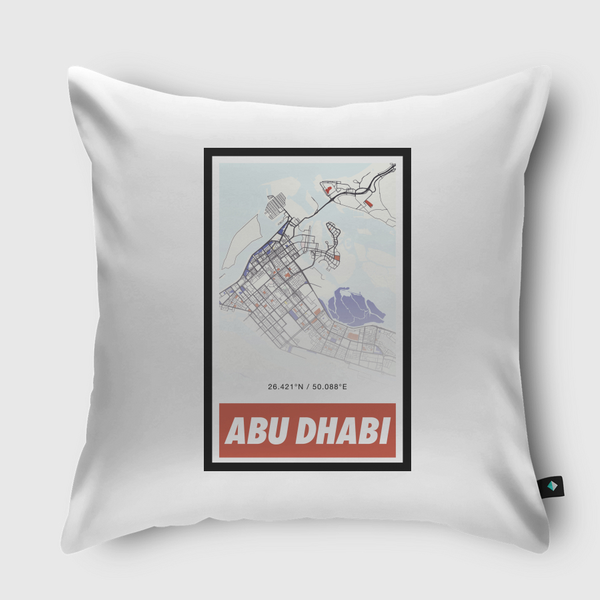 Abu Dhabi Throw Pillow