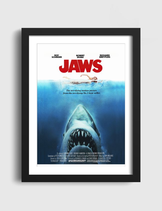 Jaws Film Poster - Artframe