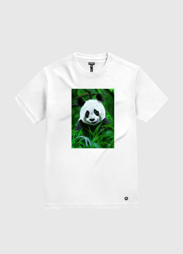 Kawaii Panda White Gold T-Shirt