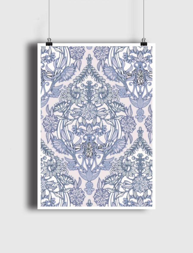 Lilac + Grey Botanical - Poster