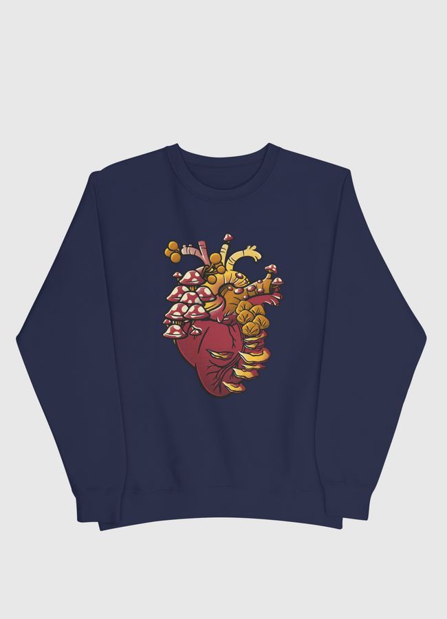 Cordyceps Fungi Heart - Men Sweatshirt