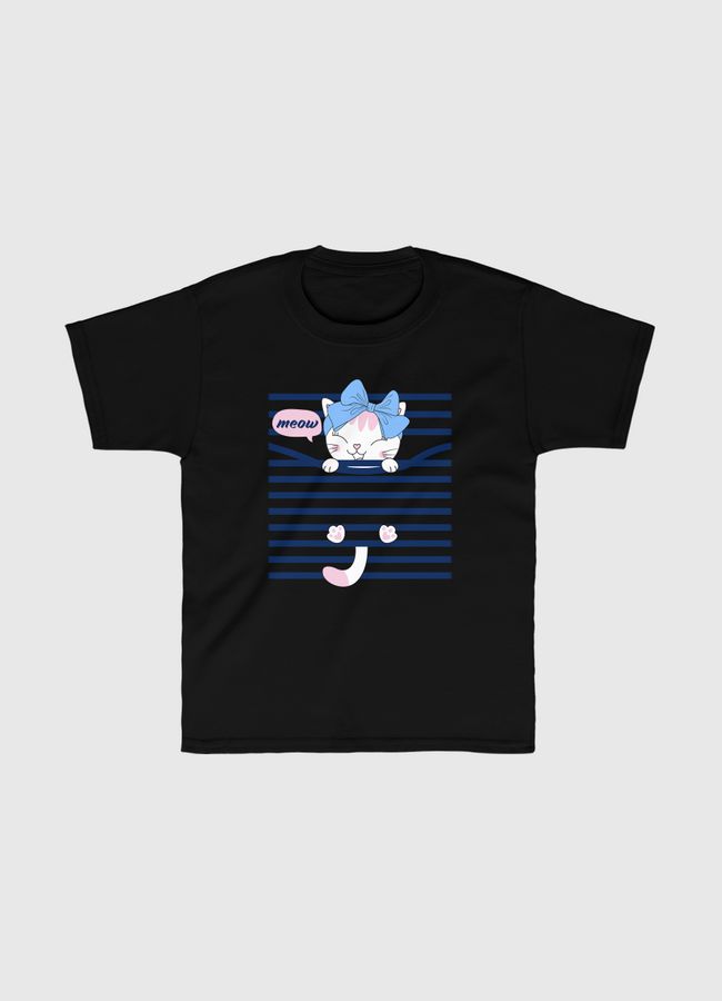 Meow Funny Cats Lovers - Kids Classic T-Shirt