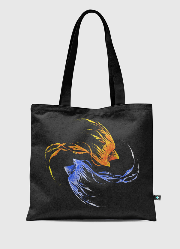 Phoenix Ice And Fire Tote Bag