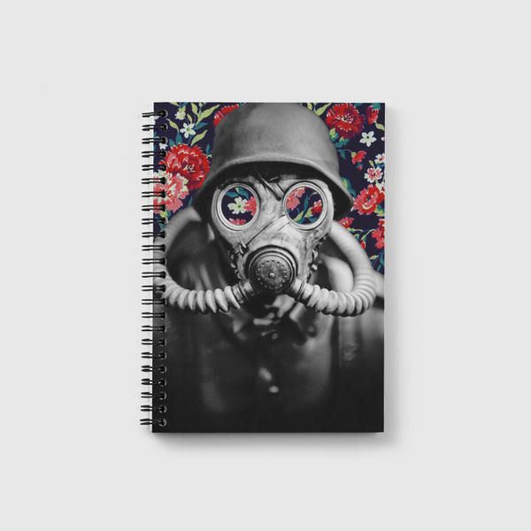 Grow flowers not weapons.  Notebook