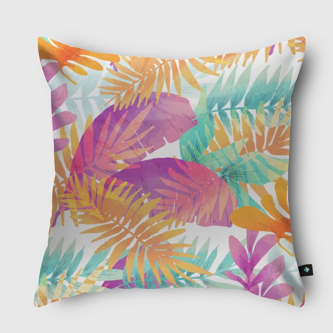 Tropical summer pattern - Throw Pillow