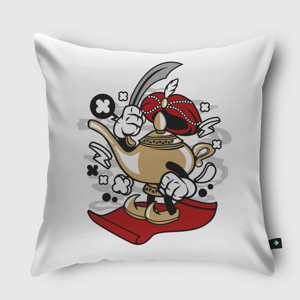 Magic Lamp Throw Pillow