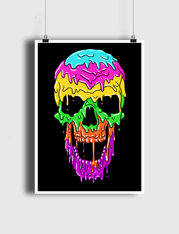 Summer Skull Poster