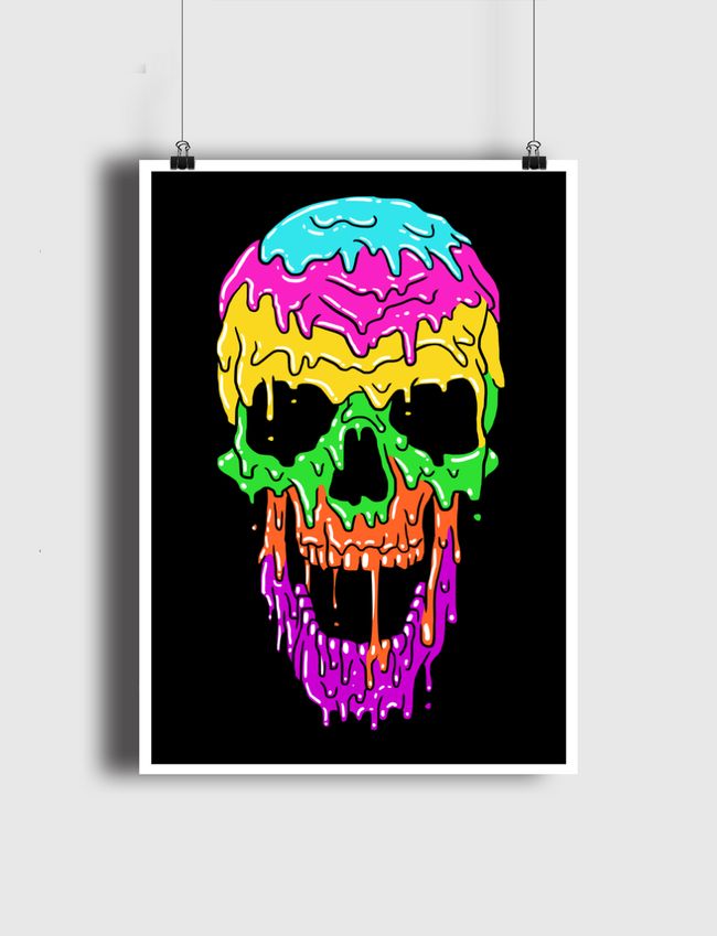 Summer Skull - Poster
