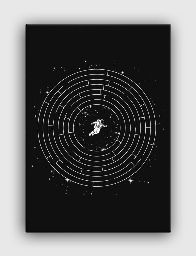 Astronaut Maze Adventure - Canvas