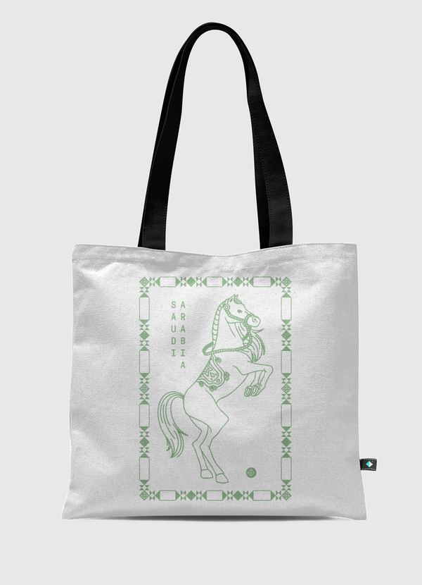 Saudi Stallion Tote Bag