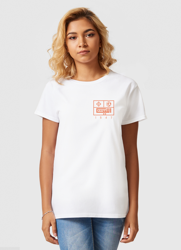Al-Shabab FC | Back Print Women Basic T-Shirt