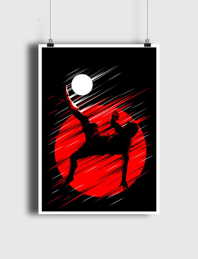 Soccer lines - Poster