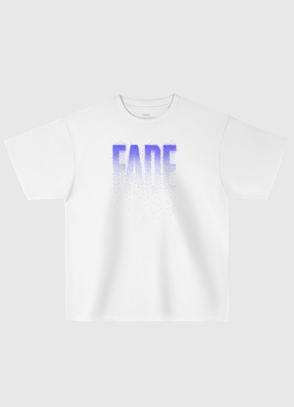 Fade Tipografia Oversized T-Shirt