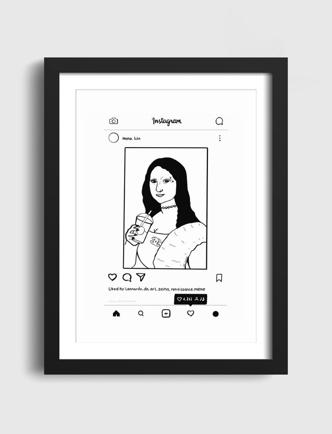 Millenial Mona Lisa - Artframe