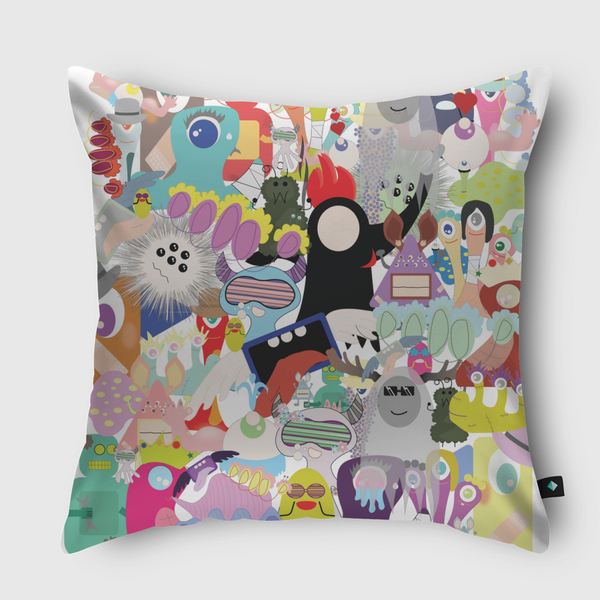 WE ARE MONSTERS Throw Pillow