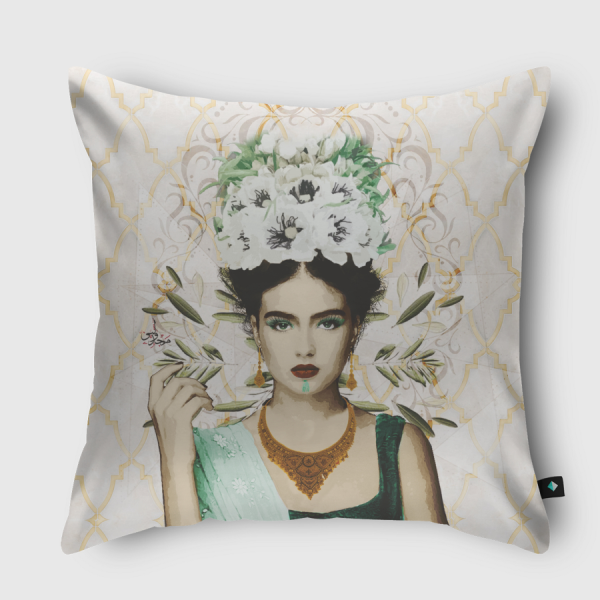 Queen of Nature Throw Pillow